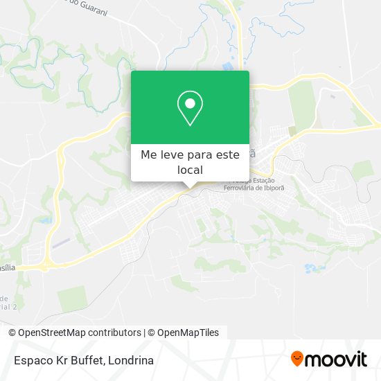Espaco Kr Buffet mapa