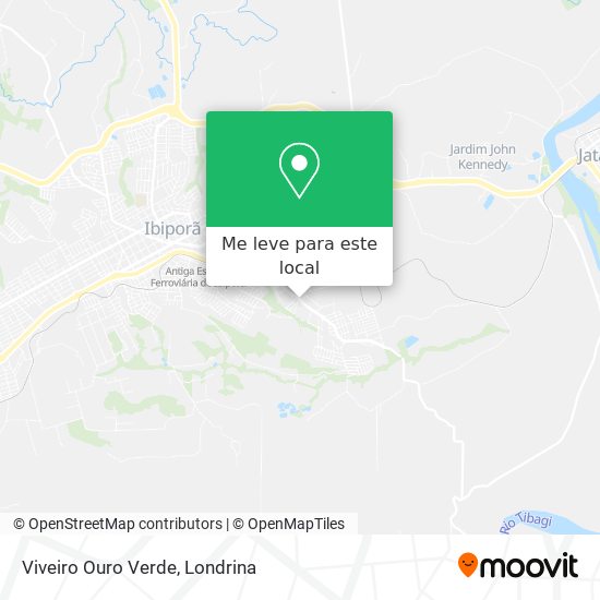 Viveiro Ouro Verde mapa