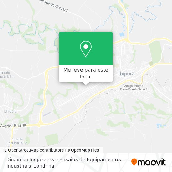 Dinamica Inspecoes e Ensaios de Equipamentos Industriais mapa