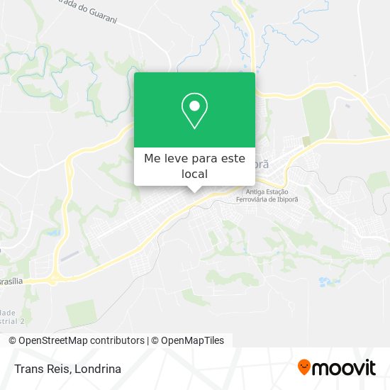 Trans Reis mapa
