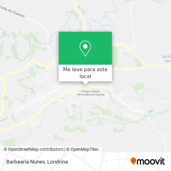 Barbearia Nunes mapa