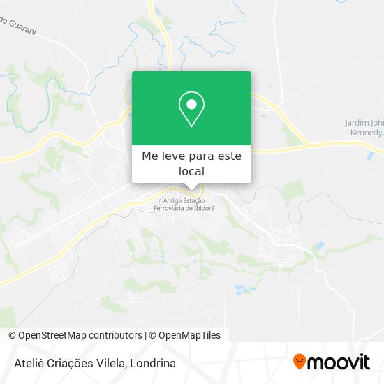 Ateliê Criações Vilela mapa