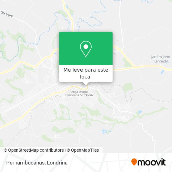 Pernambucanas mapa