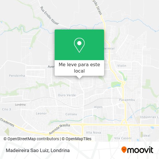 Madeireira Sao Luiz mapa