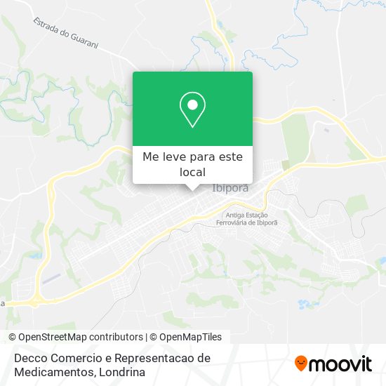 Decco Comercio e Representacao de Medicamentos mapa