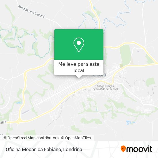 Oficina Mecânica Fabiano mapa