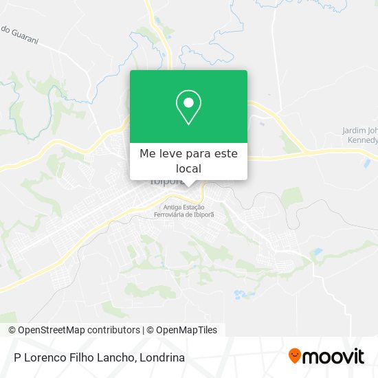 P Lorenco Filho Lancho mapa