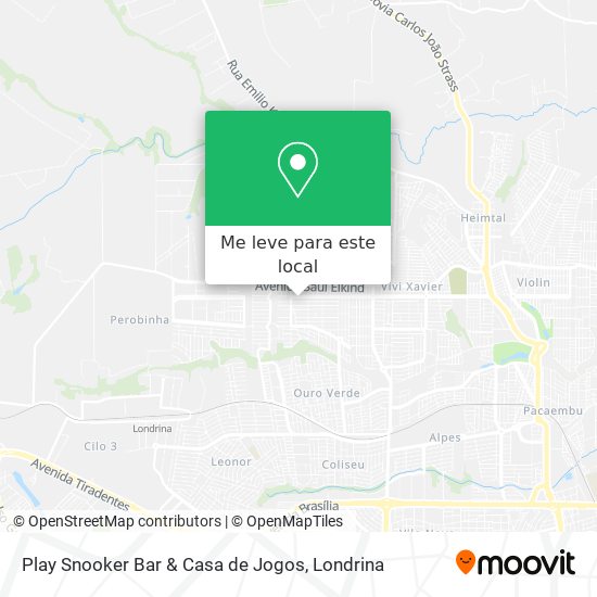 Play Snooker Bar & Casa de Jogos mapa