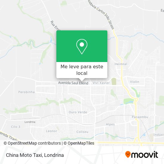 China Moto Taxi mapa