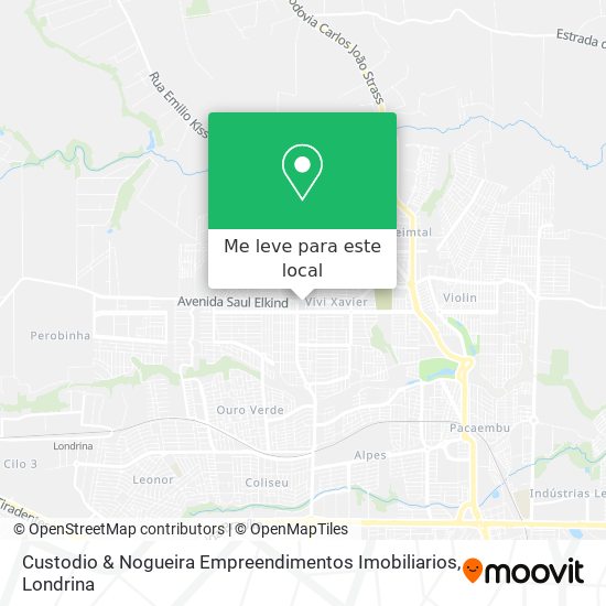 Custodio & Nogueira Empreendimentos Imobiliarios mapa