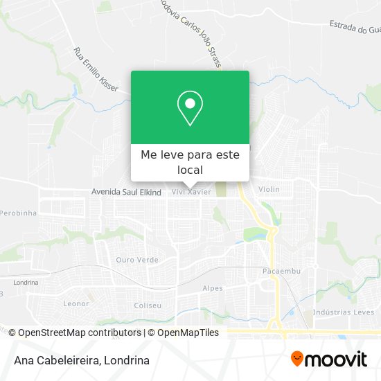 Ana Cabeleireira mapa