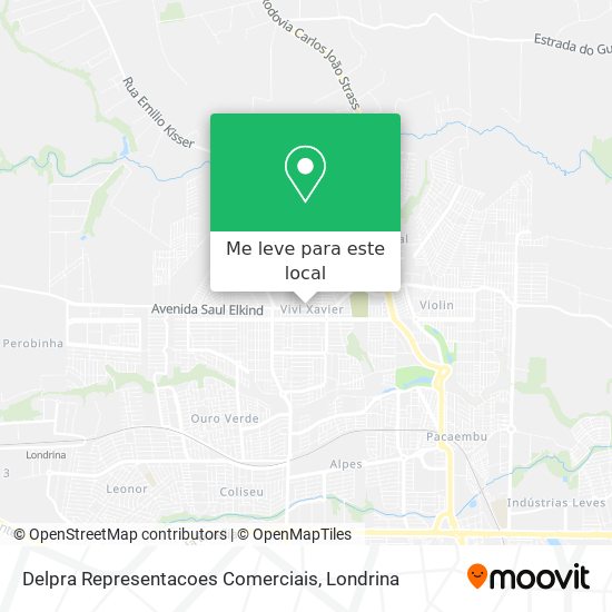 Delpra Representacoes Comerciais mapa