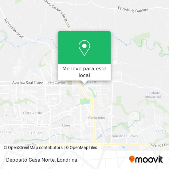 Deposito Casa Norte mapa