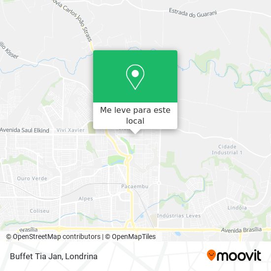 Buffet Tia Jan mapa