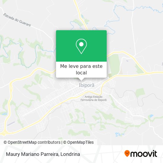 Maury Mariano Parreira mapa