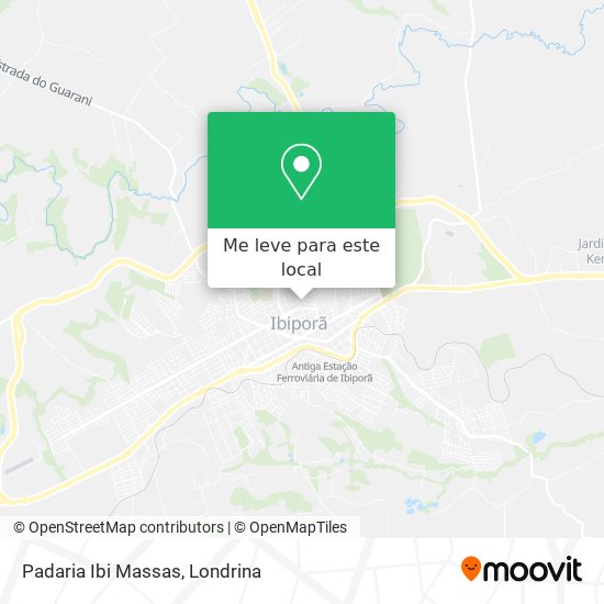 Padaria Ibi Massas mapa