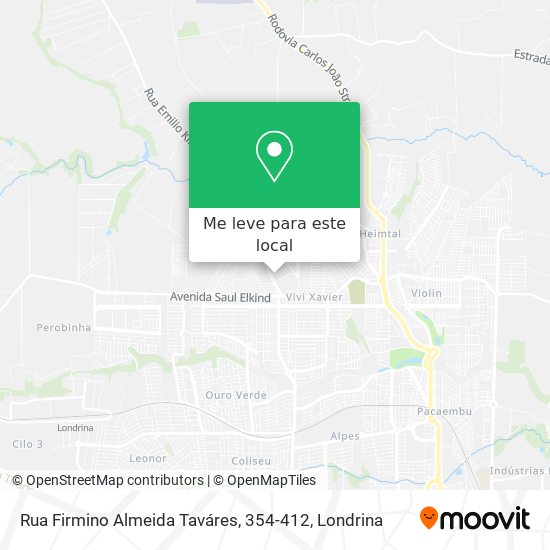 Rua Firmino Almeida Taváres, 354-412 mapa