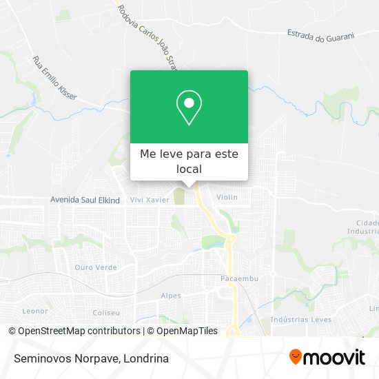 Seminovos Norpave mapa