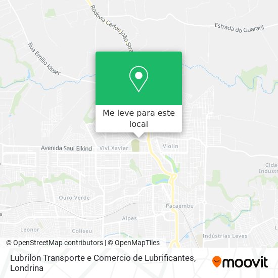 Lubrilon Transporte e Comercio de Lubrificantes mapa