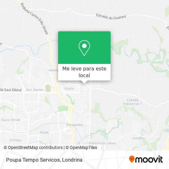 Poupa Tempo Servicos mapa