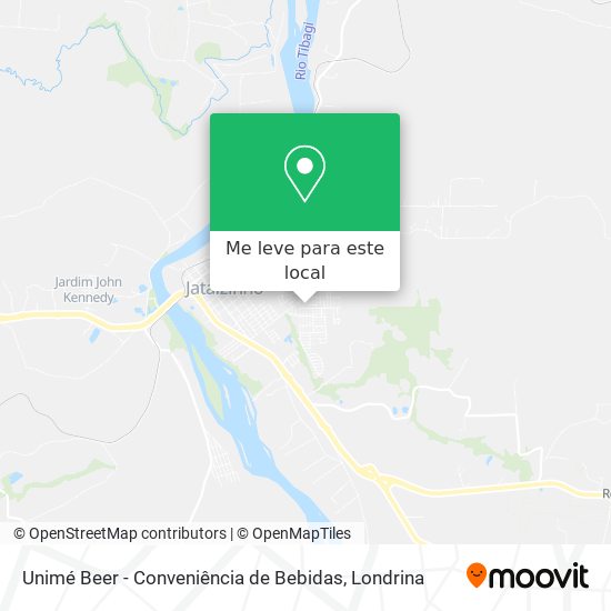 Unimé Beer - Conveniência de Bebidas mapa