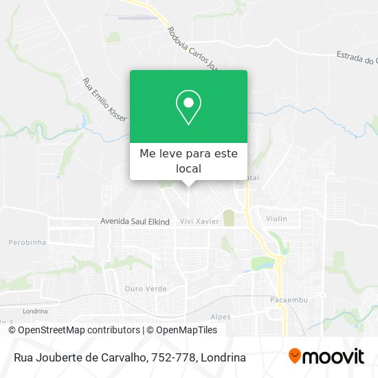 Rua Jouberte de Carvalho, 752-778 mapa