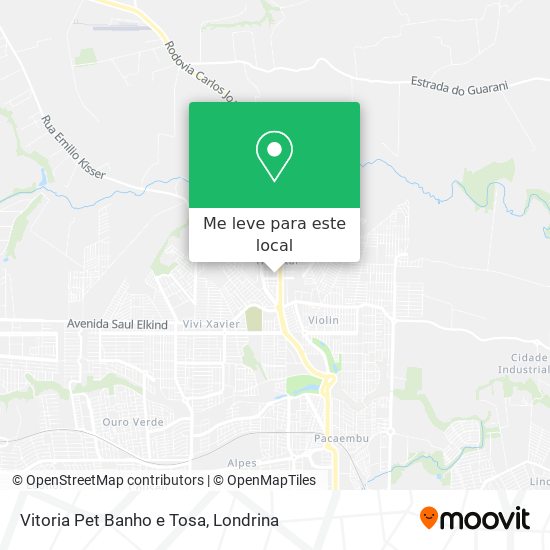 Vitoria Pet Banho e Tosa mapa