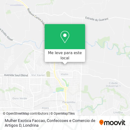 Mulher Exotica Faccao, Confeccoes e Comercio de Artigos D mapa