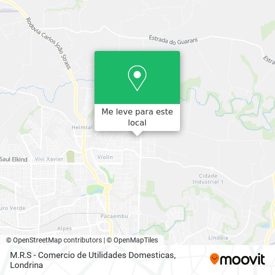 M.R.S - Comercio de Utilidades Domesticas mapa