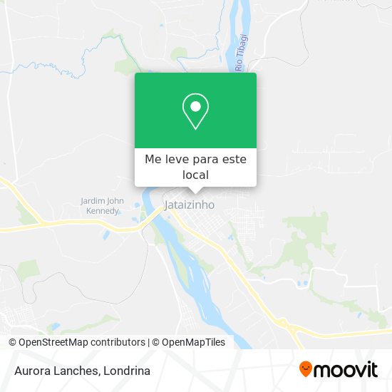 Aurora Lanches mapa