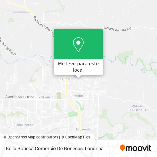 Bella Boneca Comercio De Bonecas mapa