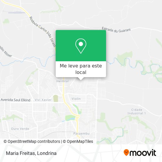 Maria Freitas mapa