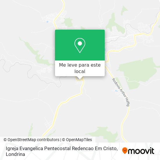 Igreja Evangelica Pentecostal Redencao Em Cristo mapa