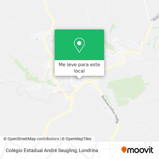 Colégio Estadual André Seugling mapa