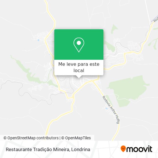 Restaurante Tradição Mineira mapa