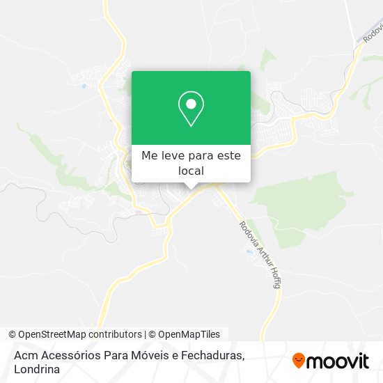 Acm Acessórios Para Móveis e Fechaduras mapa