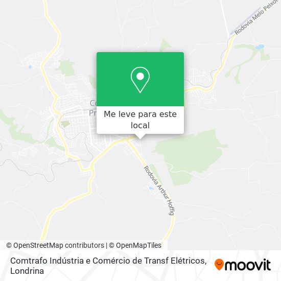 Comtrafo Indústria e Comércio de Transf Elétricos mapa