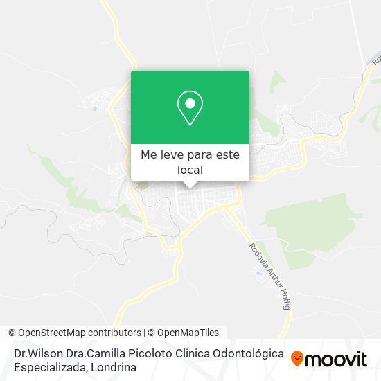 Dr.Wilson Dra.Camilla Picoloto Clinica Odontológica Especializada mapa