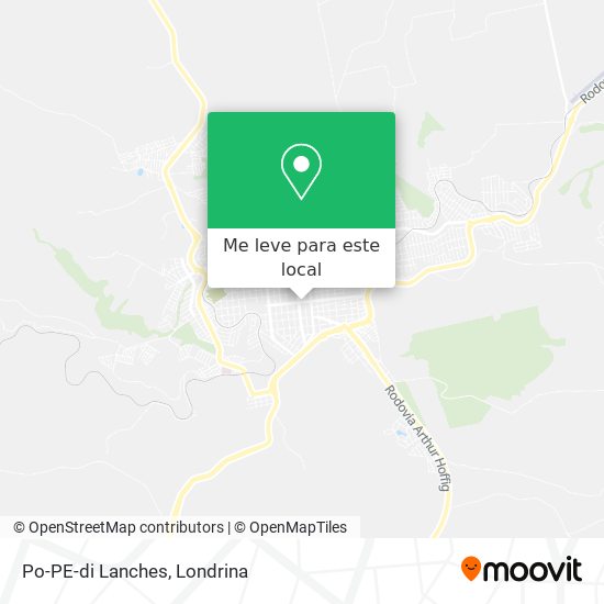 Po-PE-di Lanches mapa