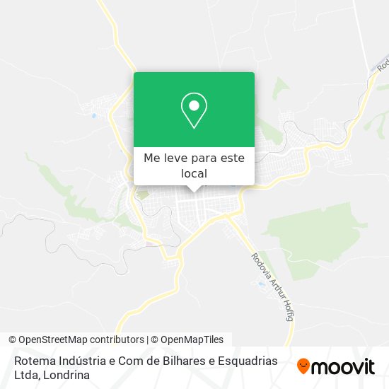 Rotema Indústria e Com de Bilhares e Esquadrias Ltda mapa