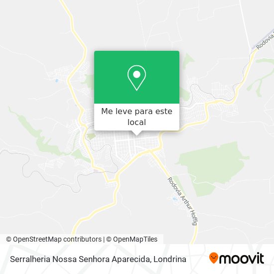 Serralheria Nossa Senhora Aparecida mapa