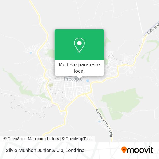 Silvio Munhon Junior & Cia mapa