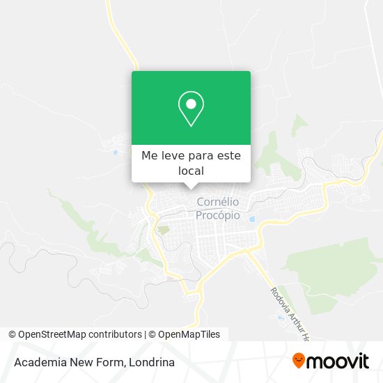 Academia New Form mapa