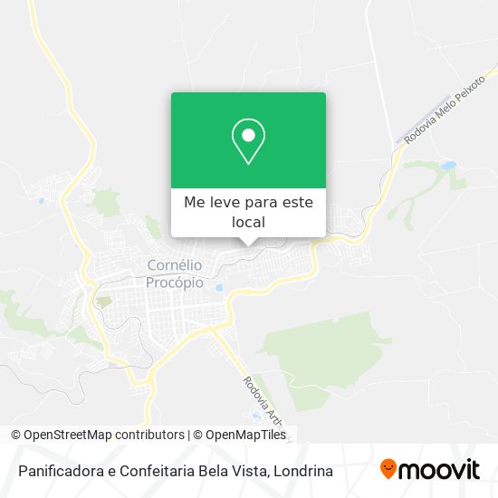 Panificadora e Confeitaria Bela Vista mapa