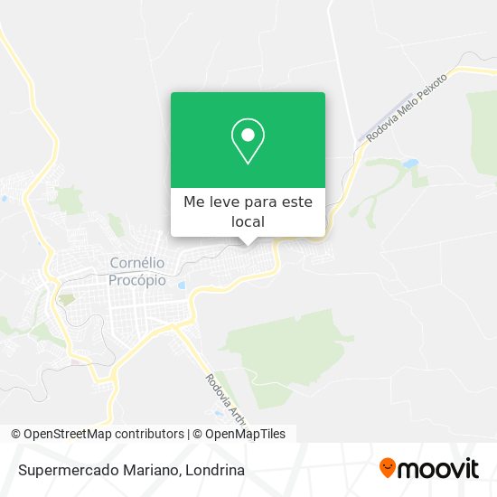 Supermercado Mariano mapa