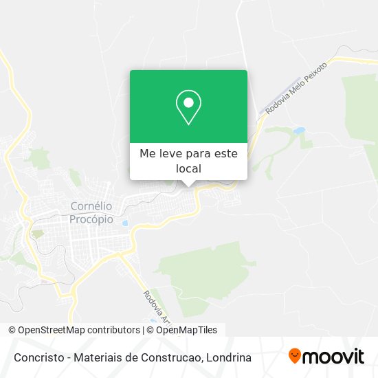 Concristo - Materiais de Construcao mapa
