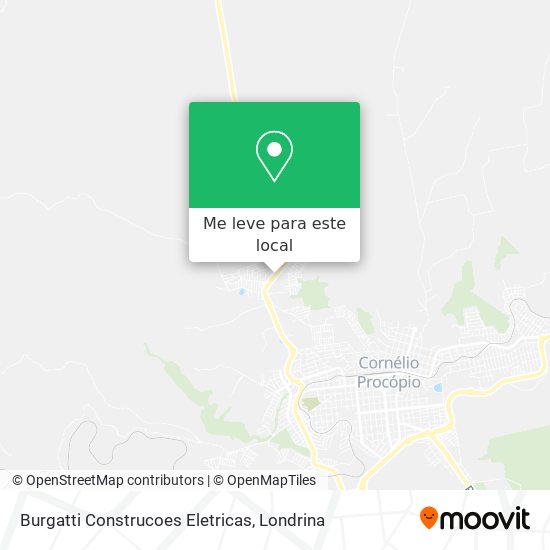 Burgatti Construcoes Eletricas mapa