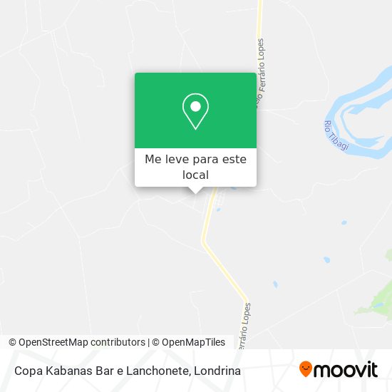 Copa Kabanas Bar e Lanchonete mapa