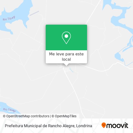 Prefeitura Municipal de Rancho Alegre mapa