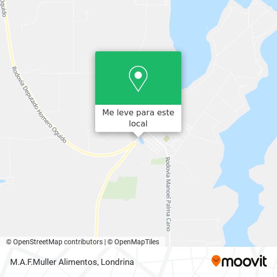M.A.F.Muller Alimentos mapa